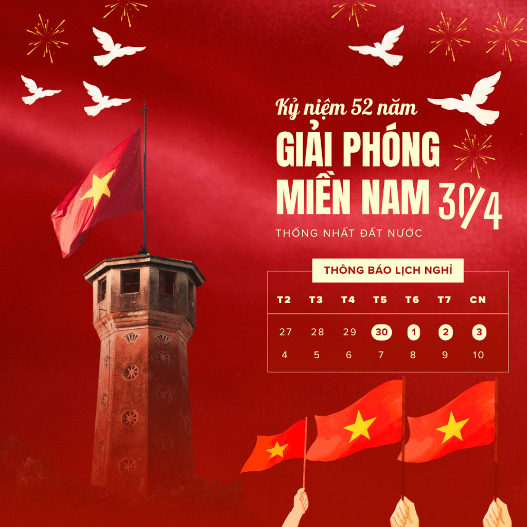 thông báo nghỉ lễ D&C